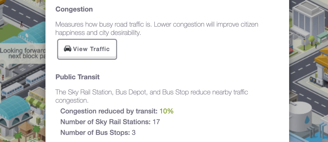 transit stats pocket city update