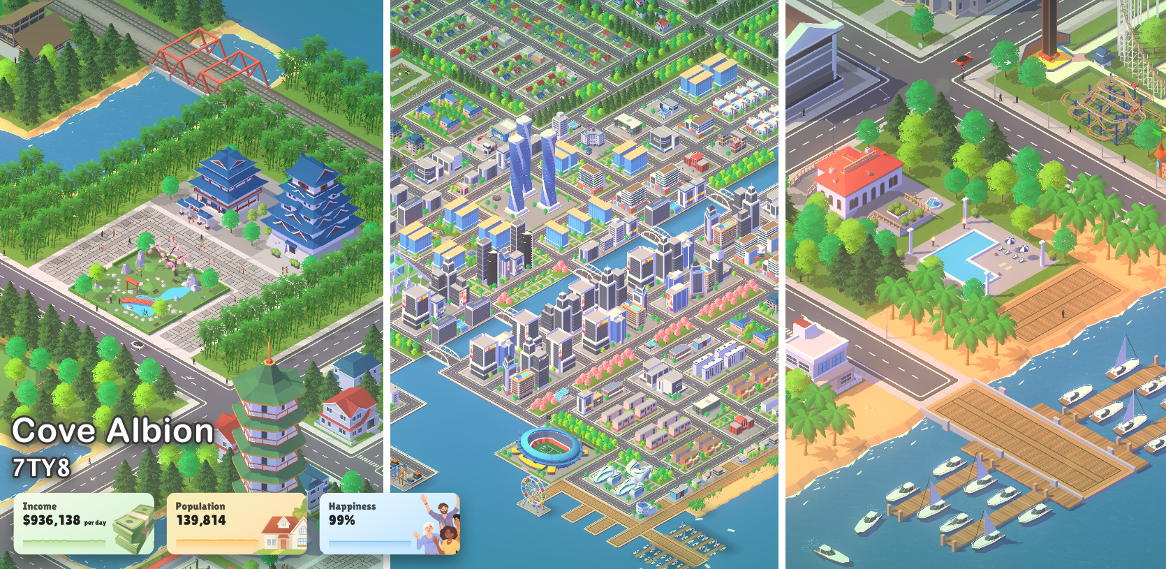 Pocket City 2 - Build and explore your city! Available for iOS and